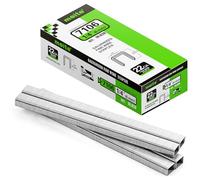 meite Agrafes Type 71/6 mm, Galvanisées Agrafes pour Agrafeuse Tapissier de Type 71, Lot de 10.020 pièces, 9,1 mm Couronne, pour la Tapisserie, la Construction et Les Réparations