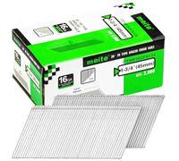 Meite Calibre 16 20 Degrés Longueur 1-3/4" Type FN Pointes Finition coudée 2000 PCS/Boîte 12 Boîtes (1 boîte)