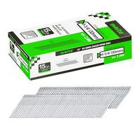 meite Clous de Finition Galvanisé à Angle de Type DA 15G / 32 mm, 34 Degres, 15G Clous DA Inclinés Pour Cloueuse, Ideals Pour Finitions, Moulures Et Menuiserie, Lot de 2 000