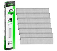 meite Clous de finition galvanisés de calibre 18, 2,5 cm 18GA pour cloueuse pneumatique et électrique (1 000 pièces)