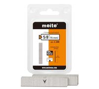 meite Clous finettes 23GA / 15 mm, Acier Inoxydable 304 Clous pour Pistolet à Clous 23G, Lot de 1 500, Fil diamètre 0,63 mm, Clous Sans Tête pour le Travail du Bois Fin et les Travaux de Garniture
