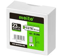 meite Clous finettes 23GA / 30 mm, Galvanisés Clous pour Pistolet à Clous 23G, Lot de 10 000, Fil diamètre 0,63 mm, Clous À Épingler Sans Tête pour le Travail du Bois Fin et les Travaux de Garniture