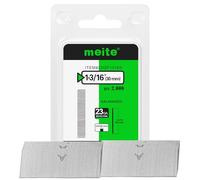 meite Clous finettes 23GA / 30 mm, Galvanisés Clous pour Pistolet à Clous 23G, Lot de 2 000, Fil diamètre 0,63 mm, Clous À Épingler Sans Tête pour le Travail du Bois Fin et les Travaux de Garniture