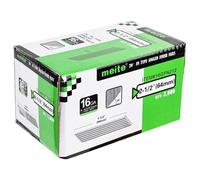 meite Lot de 2 000 clous de finition coudés de calibre 16 de 6,3 cm galvanisés à 20 degrés pour pistolets cloueurs électriques ou pneumatiques - Parfaits pour les garnitures de fenêtres, les armoires