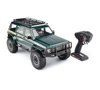 Meiurlex 1/10 RC Rock Crawler 4WD Brushless Voiture télécommandée tout-terrain haute performance avec réservoir tour, châssis LCG, lumière LED et servo en métal