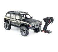 Meiurlex 1/10 RC Rock Crawler 4WD Brushless Voiture télécommandée tout-terrain haute performance avec réservoir tour, châssis LCG, lumière LED et servo en métal
