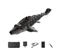 Meiurlex Bateau Mosasaurus S11 RC hautement simulé avec caméra 8K, jouet dinosaure aquatique Wi-Fi 2,4 GHz, bateau pulvérisateur télécommandé étanche avec double moteur, lumières LED pour adultes