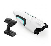 Meiurlex Bateau RC S2 30 km/h, Double Jet d’Eau, redressement Auto, Blanc