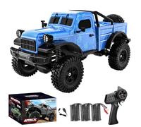 Meiurlex C8813 Voiture télécommandée avec lumière LED, 1/18 RC Hobby Offroad tout-terrain 4WD Truck 12 km/h Voiture de course tout-terrain RTR RC Buggy Jouet RC Voiture pour adultes