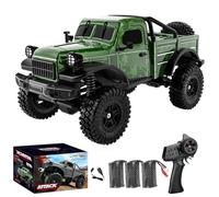 Meiurlex C8813 Voiture télécommandée avec lumière LED, 1/18 RC Hobby Offroad tout-terrain 4WD Truck 12 km/h Voiture de course tout-terrain RTR RC Buggy Jouet RC Voiture pour adultes