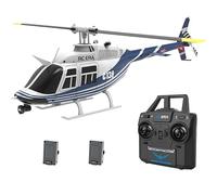 Meiurlex Hélicoptère RC C138 à l'échelle 1/30 avec caméra, avion télécommandé 2,4 G 6 CH avec maintien de l'altitude et positionnement du flux optique, décollage/atterrissage à une touche, cadeau pour