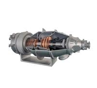 Meiurlex Kit de modélisation Turbofan Engine 1/50 PT6A - 100 pièces - Pour bricolage - Mécanisme d'impression 3D - Jouet STEM pour adultes et collectionneurs