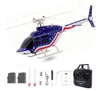 Meiurlex RC ERA A60 MINI Bell 206 Hélicoptère télécommandé à 4 canaux à échelle 1/42 avec maintien d'altitude, modèle d'avion RTF Hobby RC pour les amateurs