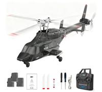 Meiurlex RC ERA A61 RC Hélicoptère pour Adultes, 1:52 Little Wolf Hélicoptère Télécommandé avec Maintien d'altitude & Positionnement Optique, Modèle d'avion RTF Débutant