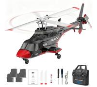 Meiurlex RC ERA A61 RC Hélicoptère pour adultes, 1:52 Little Wolf Hélicoptère télécommandé avec maintien d'altitude et positionnement optique, modèle d'avion RTF débutant