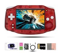 Meiurlex RG 34XX Console de jeu portable rétro, écran IPS de 3,4", système Linux avec carte TF de 128 Go pré-installée 8000 jeux, consoles de jeu d'arcade pour adultes et enfants