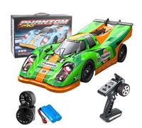 Meiurlex Voiture de course télécommandée sans balais 1:16, 60 km/h, à grande vitesse, avec LED et commande proportionnelle, 4WD RC Drift Car cadeau pour adultes