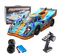 Meiurlex Voiture de course télécommandée sans balais 1:16, 60 km/h, à grande vitesse, avec LED et commande proportionnelle, 4WD RC Drift Car cadeau pour adultes