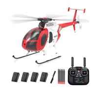 Meiurlex YU Xiang F119S MD500 RC Hélicoptère intelligent 1/16 avec positionnement GPS et flux optique, vol 6G/3D 9CH RTF Militaire Heli Modèle pour avancé