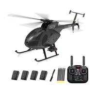 Meiurlex YU Xiang F119S MD500 RC Hélicoptère intelligent 1/16 avec positionnement GPS et flux optique, vol 6G/3D 9CH RTF Militaire Heli Modèle pour avancé