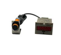 MEIVIYA Contrôleur de Pression de Pompe à Eau, 5 Compteur électronique à Affichage à 6 Chiffres AC220 / AC36V / DC 24V / DC 12V(30cm Bracket,ACDC12V)