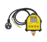 MEIVIYA Contrôleur de Pression de Pompe à Eau, Commutateur de contrôle de Pression numérique, contrôleur de Pression électronique for Pompe à air(4 Points Extra wire)