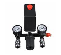 MEIVIYA Contrôleur de Pression de Pompe à Eau, Compresseur d'air 380V 90-120 Psi avec vanne de Commande de pressostat, régulateur de déchar de collecteur avec Jau(2)