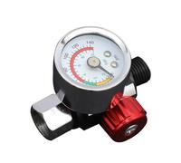 MEIVIYA Contrôleur de Pression de Pompe à Eau, Remplacement de manomètre de Barre de régulateur réglable, Filetage BSP 1/4 ", Accessoires de Valve de compresseur d'air