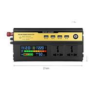 MEIVIYA Onduleur à Onde sinusoïdale modifiée Peak 6000W Power Inverter DC 12V à AC 220 Converterr avec Chargeur USB Universal Dual Socket Onduleur de Voiture à Onde sinusoïdale modifiée(4000W,12V)