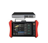 MEIVIYA Testeur de vidéosurveillance Moniteur 8 Pouces 4K H.265 IP 8MP AHD/TVI/CVI, Outil de Test de caméra de vidéosurveillance et testeur de câble d'entrée VGA(E89)