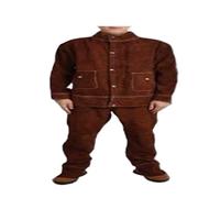 MEIVIYA Vêtements de soudage électrique Vêtements de Travail Vêtements de Protection spéciaux(E,3XL)