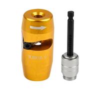 meiyan Dénudeur de pour Perceuse, Outil de Dénudage de Câble avec Poteau, Dénudeur de Câble pour Perceuse à Main, Installation Facile, Facile à Utiliser (10 Millimètres Carrés)
