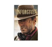 MEIYAN Poster sur toile de film Unforgiven de 1992 Western Films - Décoration murale - 30 x 45 cm