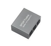 meiyan Répartiteur Audio Optique Numérique SPDIF Numérique TOSLINK Répartiteur Audio à Fibre Optique 1X3 Répartiteur 1 Entrée 3 Sorties Prise en Charge 5.1