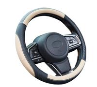 MEIYANFA Housse de Volant de Voiture Couvre Volant Voiture pour Tesla Model S 2012-2024, Couvre Volant Voiture Imperméable Voiture Accessoires Interieur,C