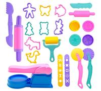 MEIYAXINWIN Lot de 22 outils de pétrissage - Accessoire de pâte à modeler créatif - Accessoire de modelage - Kit cadeau pour garçons et filles