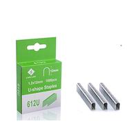 Meiyijia - Dégrafeuse Cloueuses Manuel clous,Agrafes en fil fin, Type U - Largeur 6.2 mm Longueur 12 mm, 8000 pièces