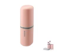 Meiyijia Ensemble de gobelets à Eau de Voyage, Porte-Brosse à Dents et Dentifrice, Convient pour Le Camping, Les Voyages, Les Voyages d'affaires, Rose