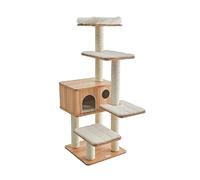 MEIZHITU Arbre à chat Tour d'escalade pour chat Cadre d'escalade pour chat Quatre saisons Litière universelle Arbre à chat Plateforme sauteuse en sisal Poteau à griffer Fournitures pour chat