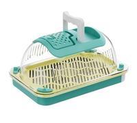 MEIZHITU Boîte d'alimentation D'insectes Reptiles Cage D'élevage De Lézards, Transparente, Conteneur Petits Animaux(25x12x16.5cm)