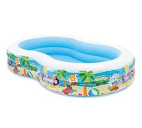 MEIZHITU Piscine Intérieure Extérieure Piscine Gonflable Rectangulaire Familiale De Jardin Hors Sol D'arrière-Cour Accessoires De Jardin