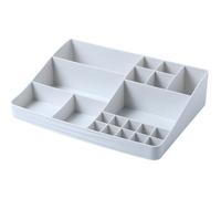 MEIZHITU Rangement Maquillage Boîte De Rangement Cosmétique En Plastique Pour Coiffeuse À Domicile, Boîte De Finition Pour Rouge À Lèvres, Vernis À Ongles Rangement Produit de Beauté