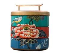 MEIZHITU Rangement Maquillage Boîte De Rangement En Céramique Pour Organisateur De Maquillage Avec Couvercle, Coiffeuse, Boîte À Bijoux, Décoration De La Maison Rangement Produit de Beauté
