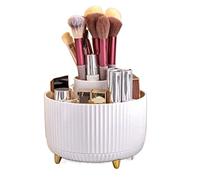 MEIZHITU Rangement Maquillage Boîte De Rangement En Plastique Pour Cosmétiques, Finition De Bureau, Boîte De Tri Polyvalente, Organisateur De Maquillage Rangement Produit de Beauté(White)