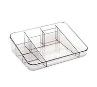 MEIZHITU Rangement Maquillage Boîte De Rangement Pour Cosmétiques, Boîte De Finition En Plastique Transparente, Simple, Pour Organiser Le Maquillage Au Bureau Rangement Produit de Beauté