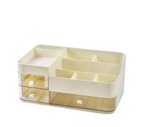 MEIZHITU Rangement Maquillage Boîte De Rangement pour Cosmétiques en Plastique, Organiseur De Maquillage Multifonctionnel pour Bureau, Rangement De Cosmétiques Rangement Produit de Beauté
