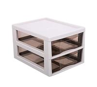 MEIZHITU Rangement Maquillage Boîte De Rangement Pour Cosmétiques En Plastique Transparent, Type Tiroir De Bureau, Boîte De Rangement Pour Rouges À Lèvres Et Bijoux Rangement Produit de Beauté