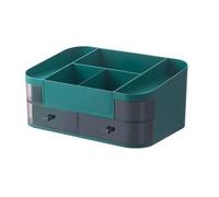 MEIZHITU Rangement Maquillage Boîte De Rangement Pour Cosmétiques, Organisateur De Maquillage, Boîte De Rangement De Maquillage De Bureau Avec Tiroirs Rangement Produit de Beauté(Grün)