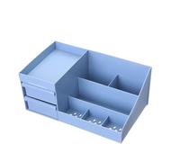 MEIZHITU Rangement Maquillage Boîte De Rangement Pour Cosmétiques, Tiroirs En Plastique, Type De Rangement Pour Rouges À Lèvres Pour Produits De Soins De La Peau Rangement Produit de Beauté(Blue)