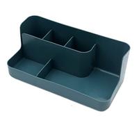 MEIZHITU Rangement Maquillage Coiffeuse Boîte De Rangement Cosmétique De Bureau Boîte De Tri Polyvalent Organisateur De Maquillage Rangement Produit de Beauté(Blue)